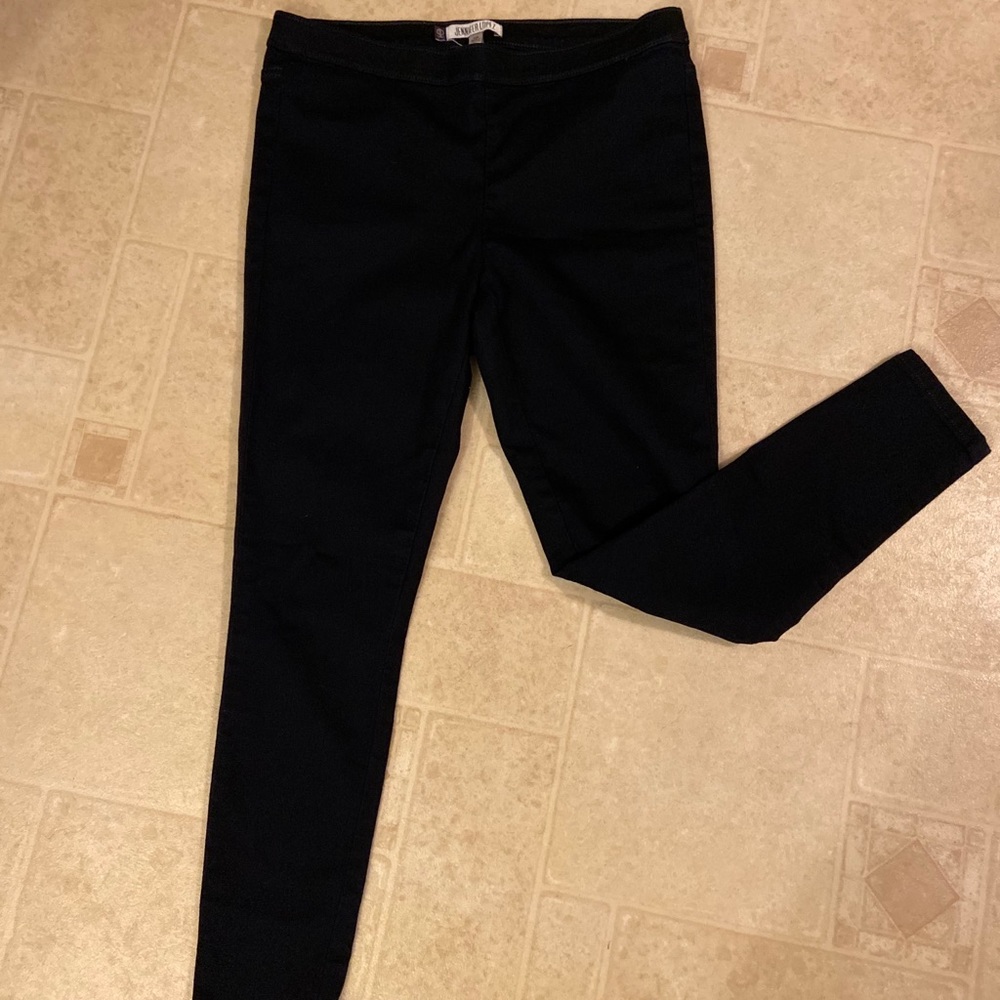 Jennifer Lopez dark navy blue jegging
